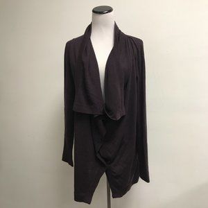 Christopher Fischer maroon cashmere oversized cardigan sweater L